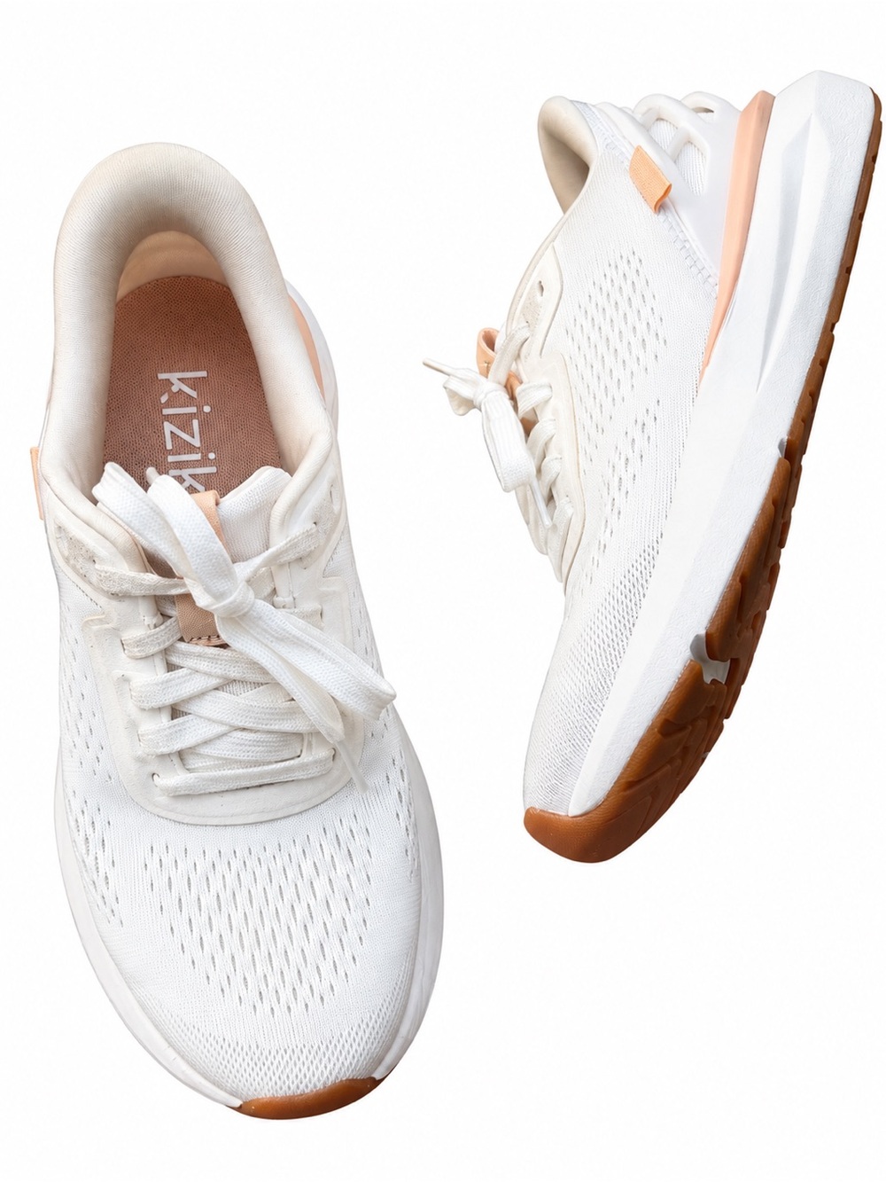 Kizik Sneakers Tennis Shoes Slip On Style Lace Up size 6